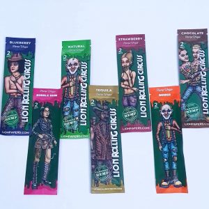 Blunt Hemp Wraps Lion Rolling Circus